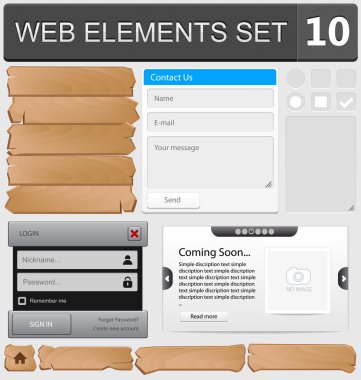 Web tasarım öğeleri kümesi