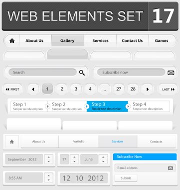 Web tasarım öğeleri kümesi