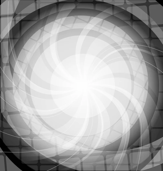 Fond lumineux noir avec torsion — Image vectorielle
