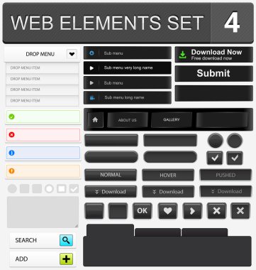 Web tasarım öğeleri kümesi