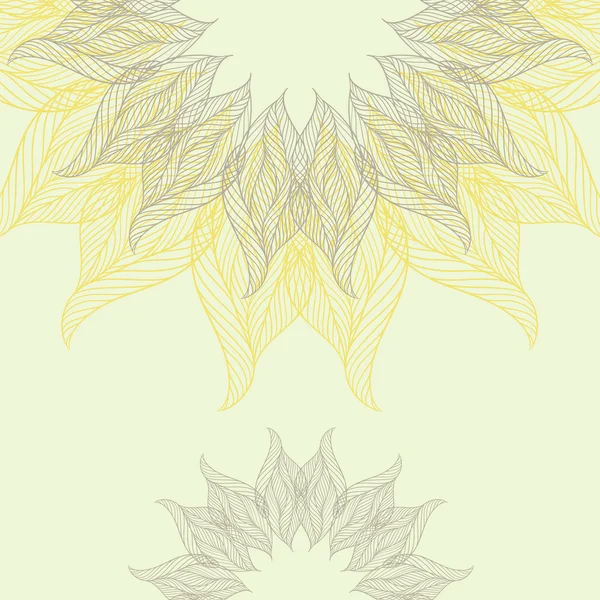 Abstracte achtergrond met lacy bloem — Stockvector