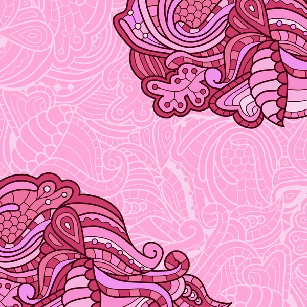 Fundo de textura vetorial com flores abstratas. Vector illustra — Vetor de Stock