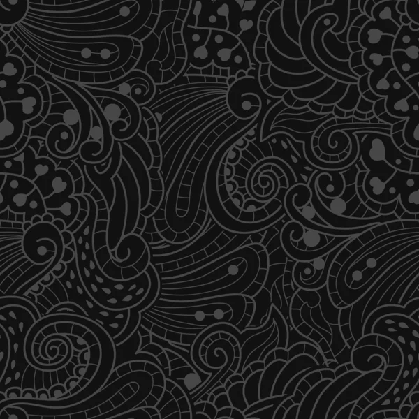 Vector fundo textura sem costura com flores abstratas — Vetor de Stock