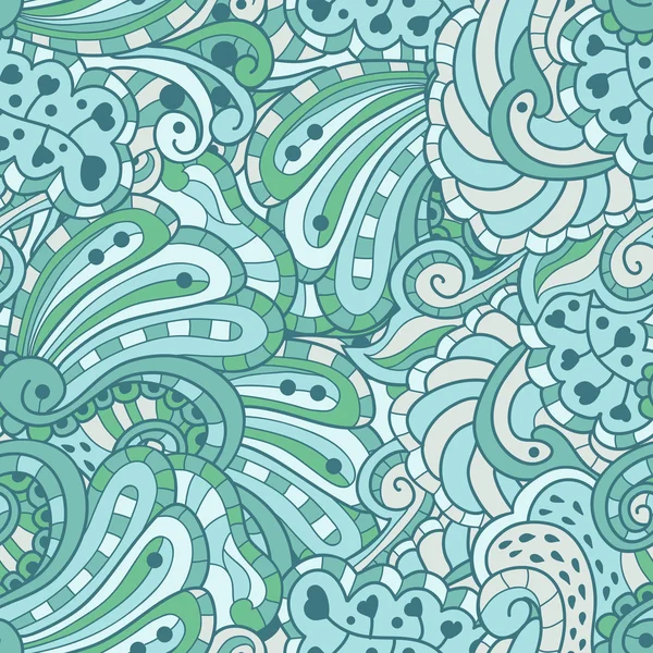 Vektor nahtlose Textur Hintergrund mit abstrakten Blumen — Stockvektor