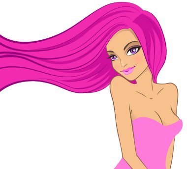 sevimli gülümseyen kız beyaz