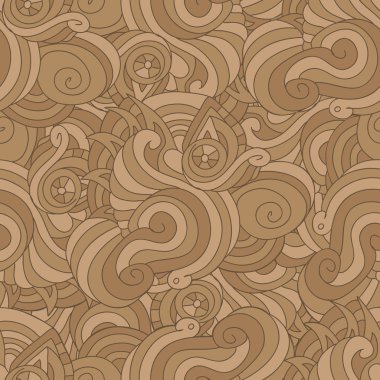 Vektör sorunsuz doku soyut çiçekli