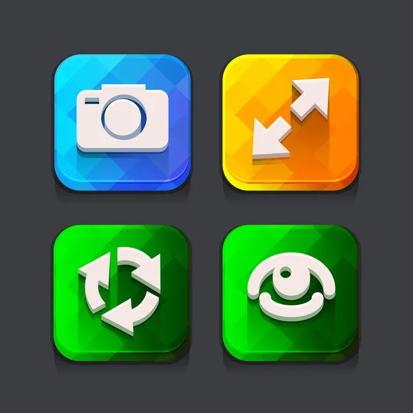 Login Web-Icons Sammlung — Stockvektor