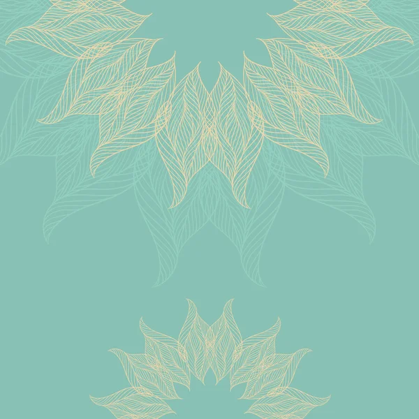 Fond abstrait avec fleur de dentelle — Image vectorielle