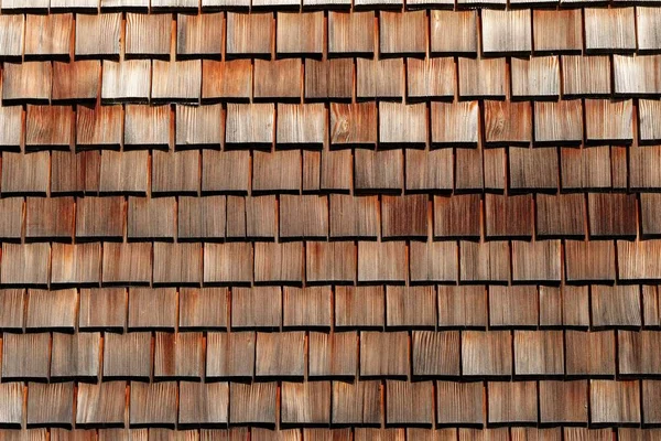 Texture Wooden Tile Roof Schwarzwald Germany Stock Image