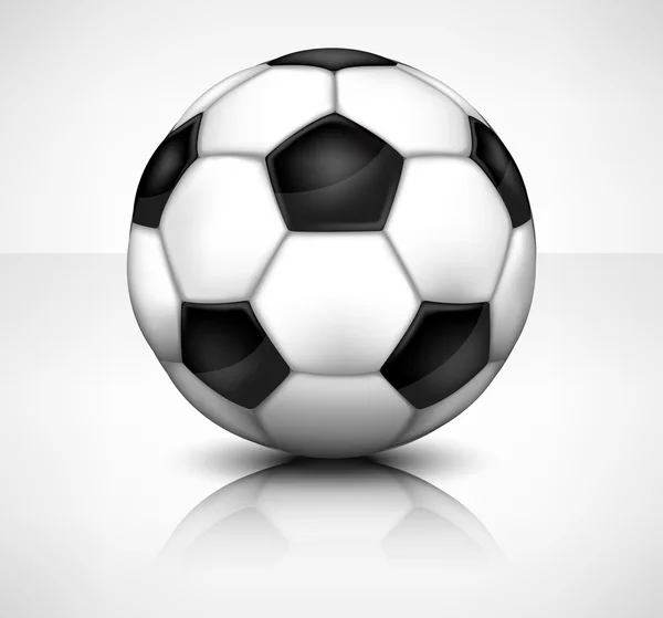 Futebol (Futebol) Bola — Vetor de Stock