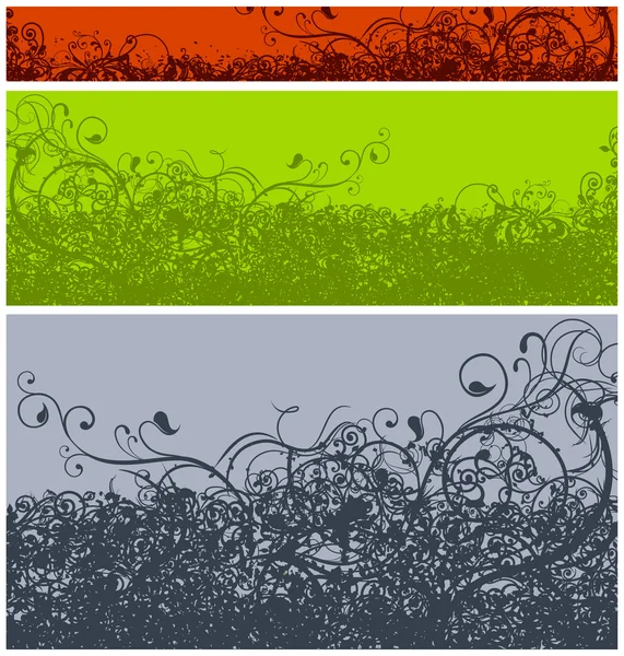 Color fondo floral — Archivo Imágenes Vectoriales