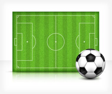 Futbol (futbol) alan topu ile