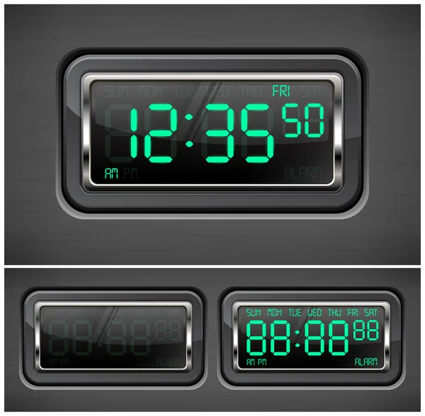 디지털 시계 — 스톡 벡터