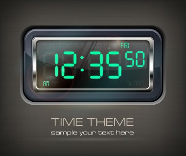 Dijital saat ve metin