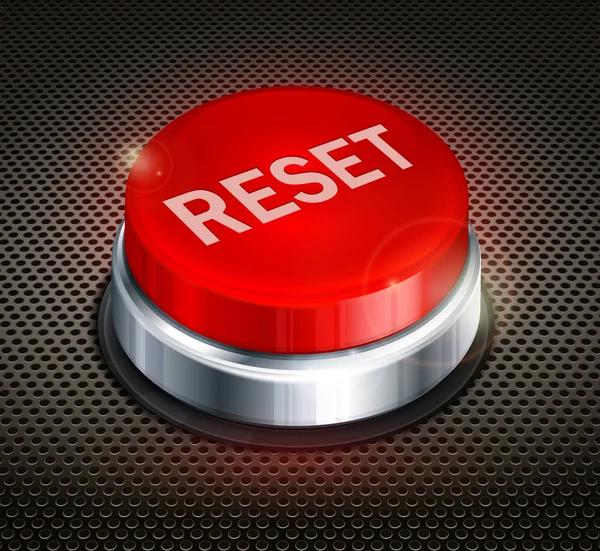 Button reset — Stock Vector