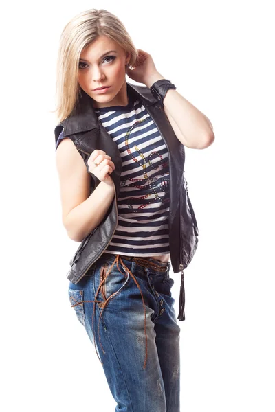 Young blond woman — Stock Photo, Image