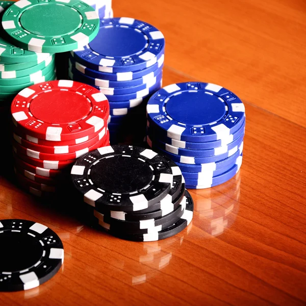 Casino-Chips — Stockfoto