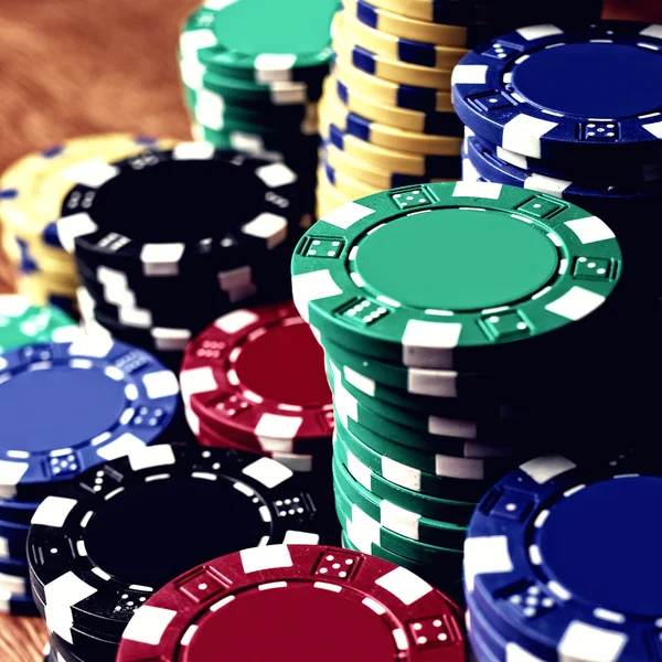 Casino chips — Stock Photo, Image