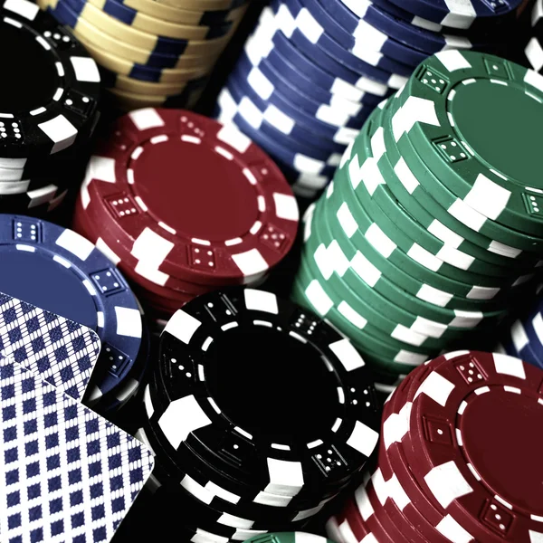 Chips del casinò — Foto Stock