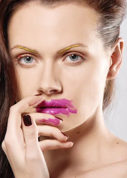 Colorful Make-Up — Stock Photo, Image