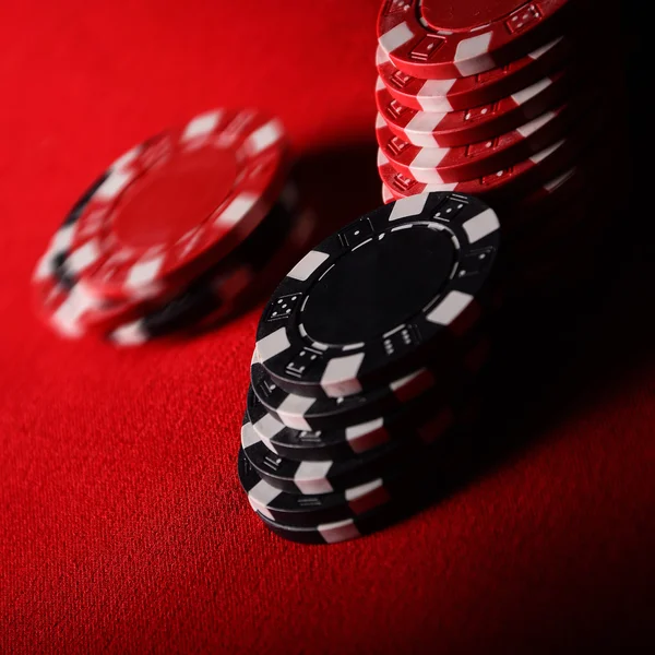 Casino fichas de juego —  Fotos de Stock