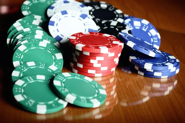 Casino chips — Stock Photo, Image