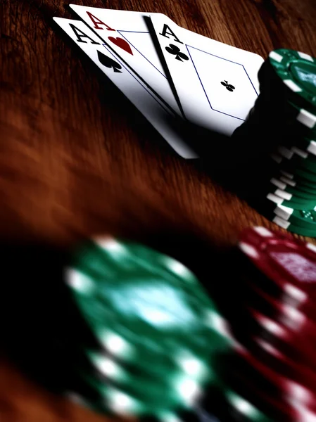 Karty pokerowe — Zdjęcie stockowe