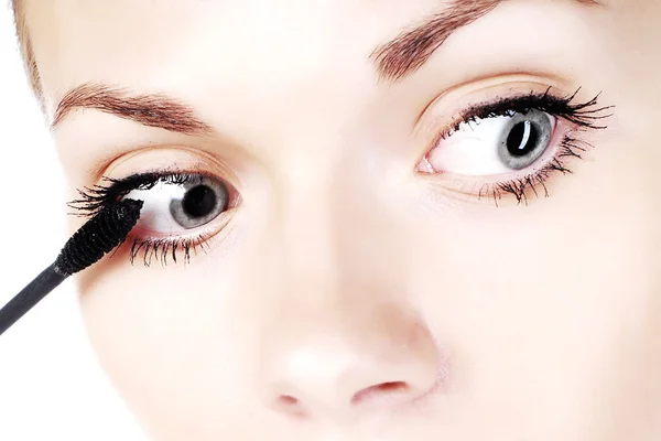 Vrouw met eyeliner — Stockfoto