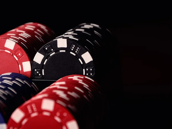 Fichas de Casino Imagen de stock