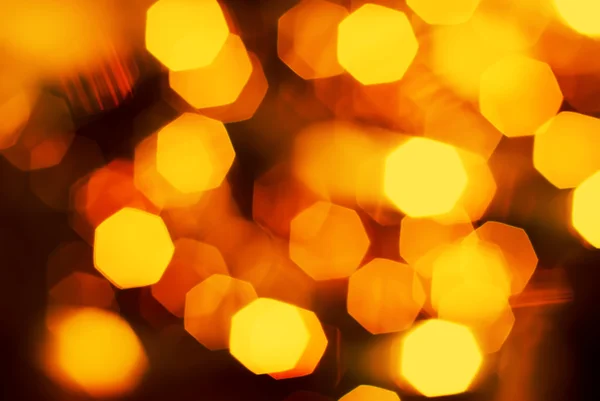 Fundo abstrato com bokeh luzes desfocadas — Fotografia de Stock