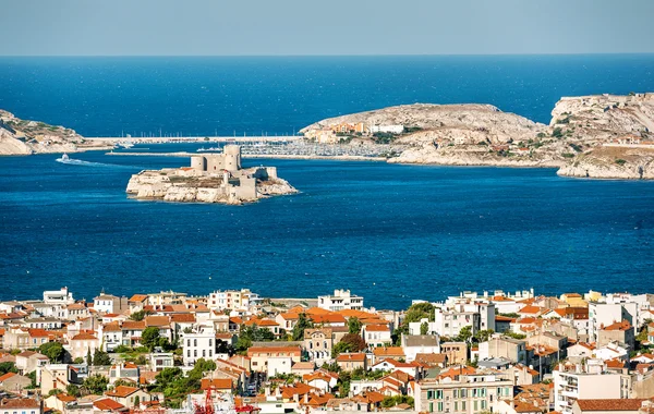 Uitzicht vanaf Marseille, Frankrijk — Stockfoto