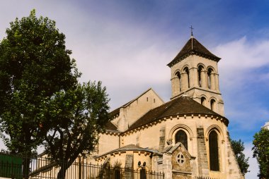 Montmartre, Paris, Fransa 'da Saint-Pierre de Montmartre. 