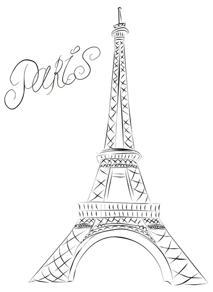 Paris Eiffel Tower — Stock Vector © marina99 #19603449