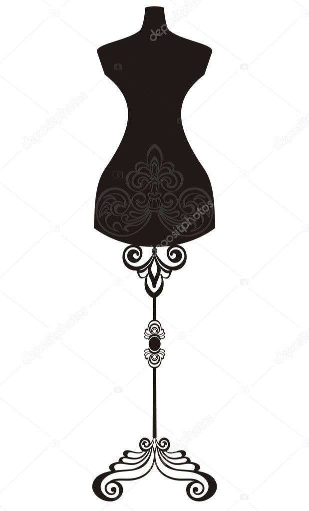 Vintage Mannequin Stock Vector Image by ©marina99 #35171585
