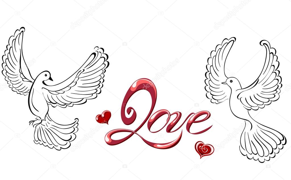 Free Free 310 Two Love Birds Svg SVG PNG EPS DXF File