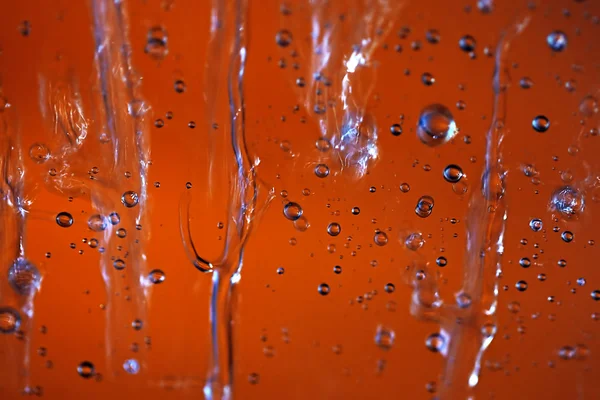 Wassertropfen und Farben — Stockfoto