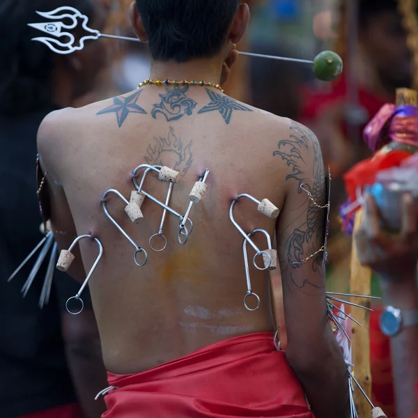 Thaipusam festival — Stockfoto