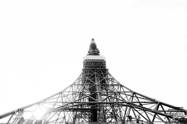 Kultovní mezník, tokyo tower, v Tokiu, Japonsko — Stock fotografie