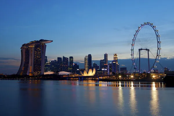 Skyline di Singapore — Foto Stock