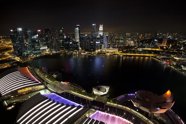新加坡的天际线 — 图库照片#