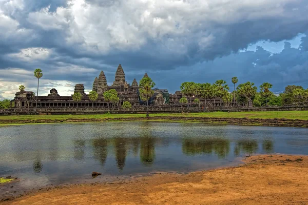 Západ slunce nad Angkor Wat — Stock fotografie