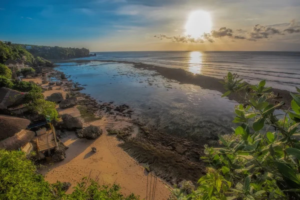 巴厘岛日落 — 图库照片