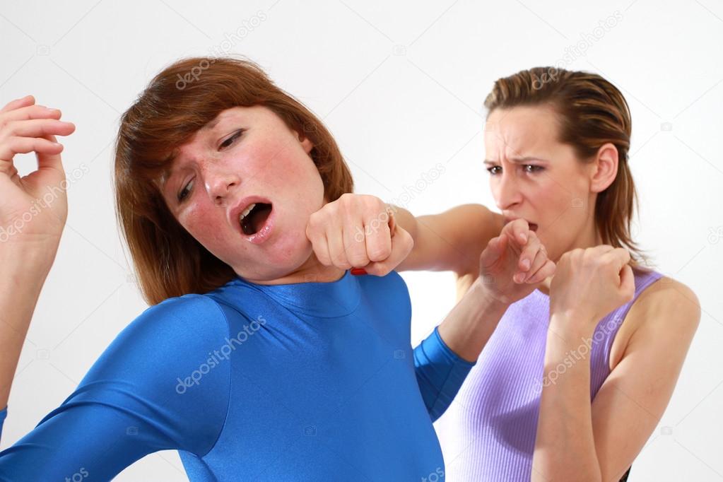 women fighting