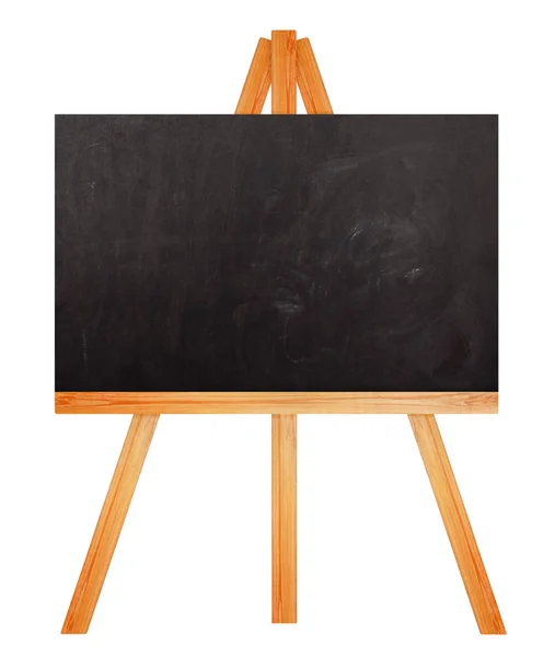 Wooden easel with blank canvas isolated — Stock Photo © tiler84 1755790
