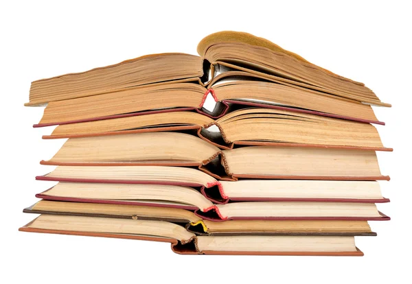 Empilement De Livres Ouverts Groupe College Stock Photo