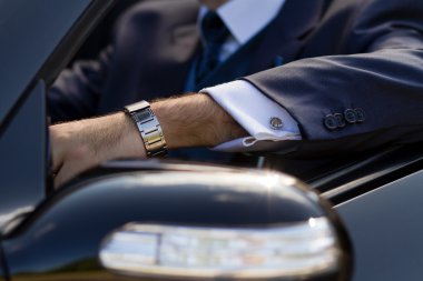 el işadamı cabrio içinde
