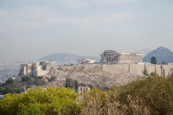 Parthenon Acropolis z Atén — Stock fotografie