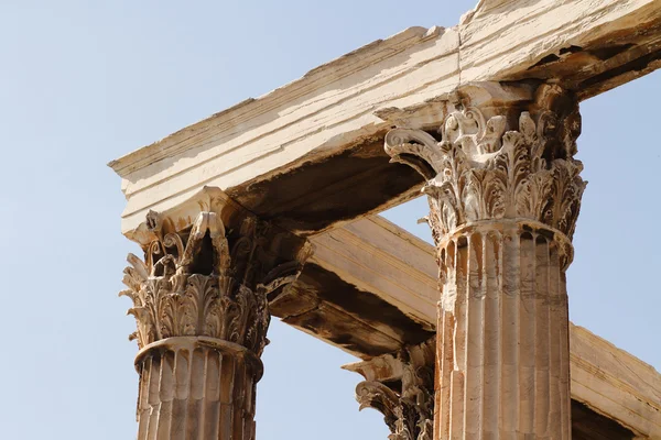 雅典的宙斯神庙参赛选手 — 图库照片