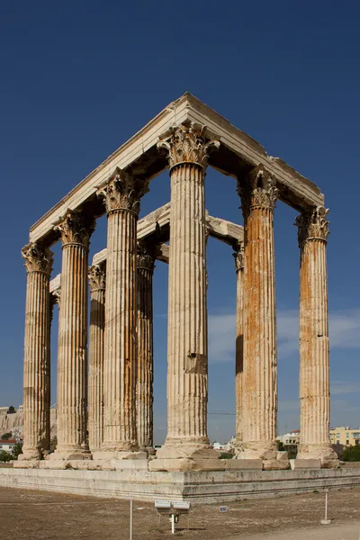Temple of Zeus Olympian Athénban — Stock Fotó