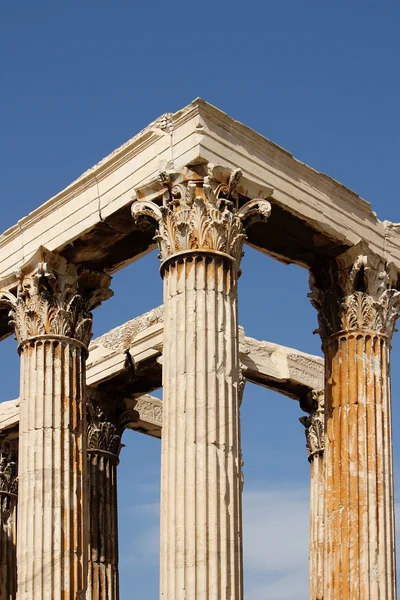 Temple of Zeus Olympian Athénban — Stock Fotó